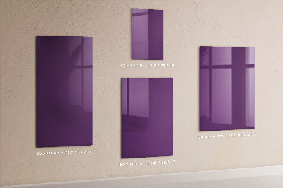 Tableau magnétique effaçable vertical Violet