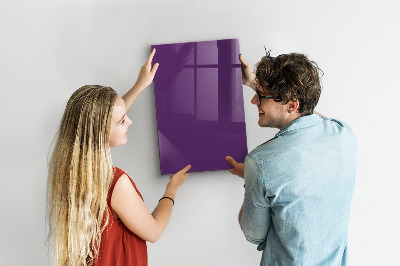 Tableau magnétique effaçable vertical Violet