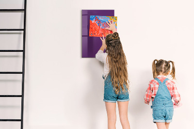 Tableau magnétique effaçable vertical Violet