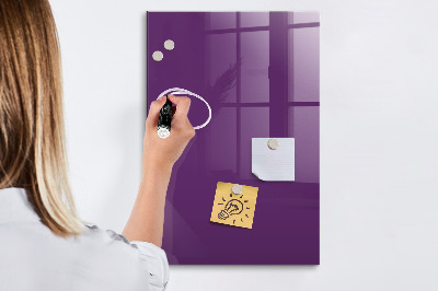 Tableau magnétique effaçable vertical Violet