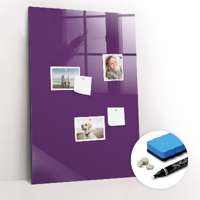 Tableau magnétique effaçable vertical Violet
