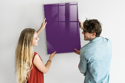 Tableau magnétique effaçable vertical Violet
