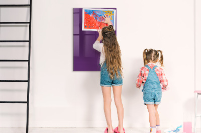 Tableau magnétique effaçable vertical Violet