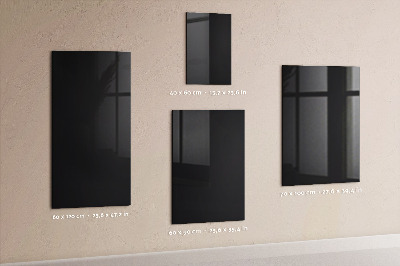 Tableau magnétique déco Couleur noire