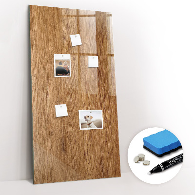 Tableau magnétique déco Ton bois chaleureux