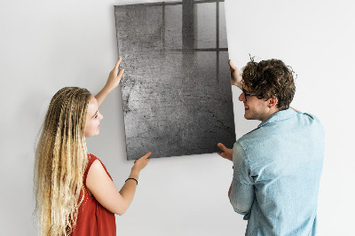 Tableau magnétique déco Métal rayé