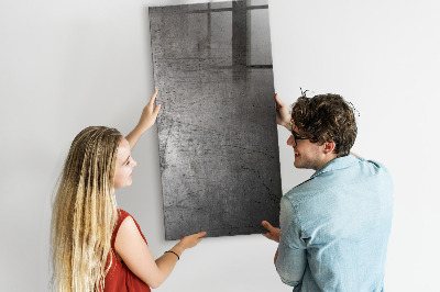 Tableau magnétique déco Métal rayé