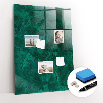 Tableau magnétique effaçable vertical Bloc d'émeraude