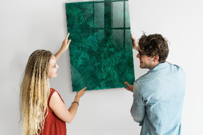 Tableau magnétique effaçable vertical Bloc d'émeraude