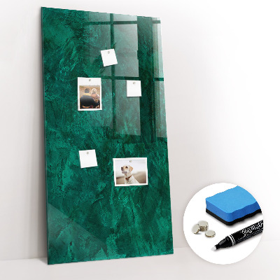 Tableau magnétique effaçable vertical Bloc d'émeraude