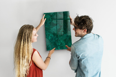 Tableau magnétique effaçable vertical Bloc d'émeraude