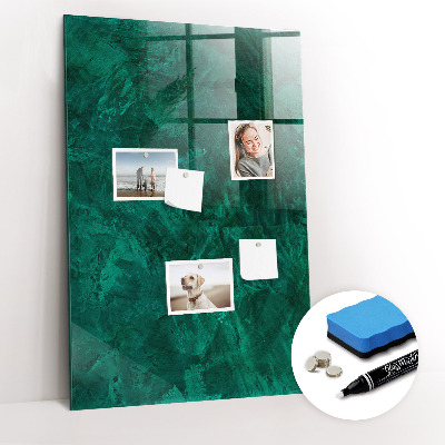 Tableau magnétique effaçable vertical Bloc d'émeraude
