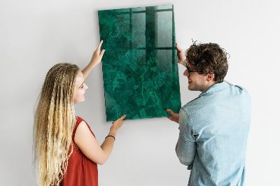 Tableau magnétique effaçable vertical Bloc d'émeraude