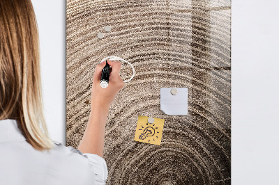 Tableau magnétique déco Grain de bois