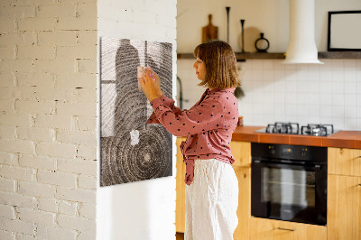 Tableau magnétique déco Grain de bois