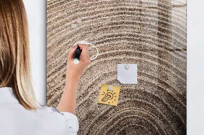 Tableau magnétique déco Grain de bois