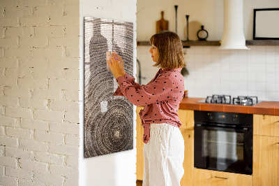 Tableau magnétique déco Grain de bois
