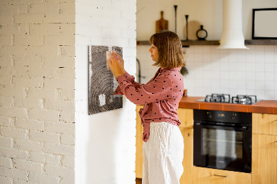 Tableau magnétique déco Grain de bois