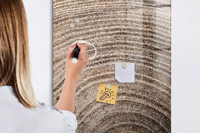 Tableau magnétique déco Grain de bois