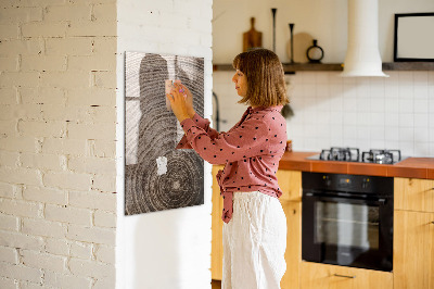 Tableau magnétique déco Grain de bois