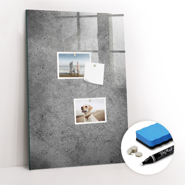 Tableau magnétique déco Béton
