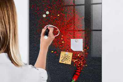 Tableau magnétique déco Poudre de paprika