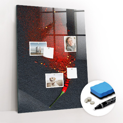 Tableau magnétique déco Poudre de paprika