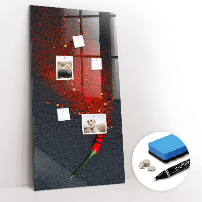 Tableau magnétique déco Poudre de paprika