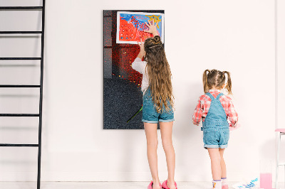 Tableau magnétique déco Poudre de paprika