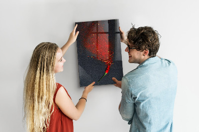 Tableau magnétique déco Poudre de paprika
