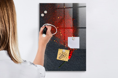 Tableau magnétique déco Poudre de paprika