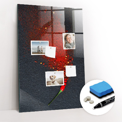 Tableau magnétique déco Poudre de paprika