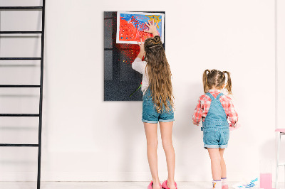 Tableau magnétique déco Poudre de paprika