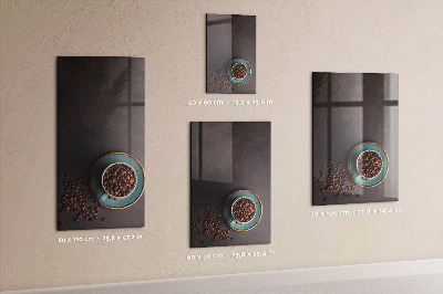 Tableau magnétique déco Café en grains