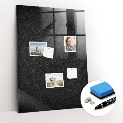 Tableau magnétique effaçable vertical Roche sombre