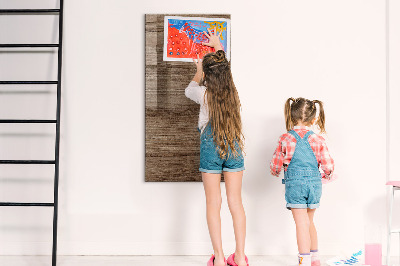 Tableau magnétique déco Bois neuf