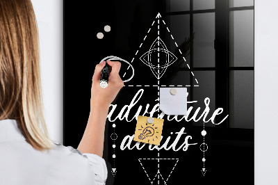 Tableau magnétique déco Aventure