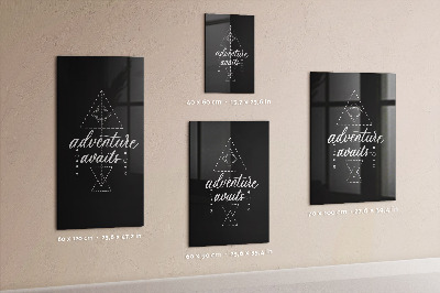 Tableau magnétique déco Aventure