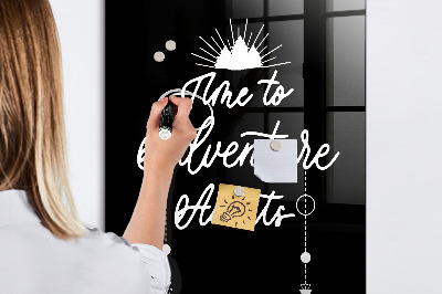 Tableau magnétique effaçable vertical Aventure