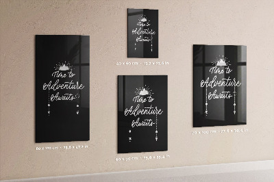 Tableau magnétique effaçable vertical Aventure