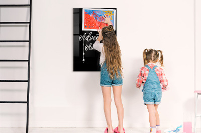 Tableau magnétique effaçable vertical Aventure