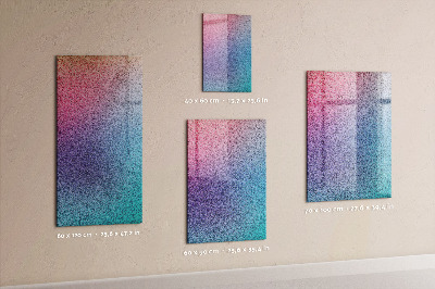 Tableau magnétique déco Abstraction de gradient