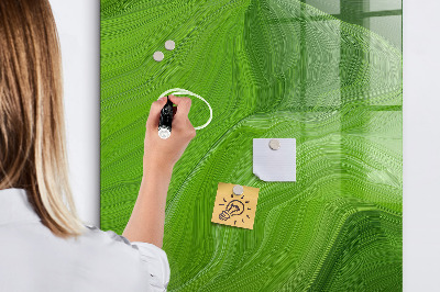 Tableau magnétique effaçable vertical Ondes abstraites