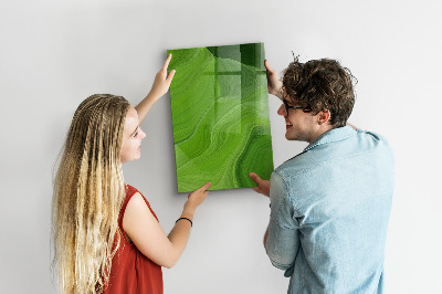 Tableau magnétique effaçable vertical Ondes abstraites