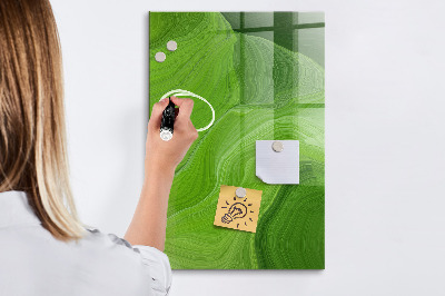 Tableau magnétique effaçable vertical Ondes abstraites