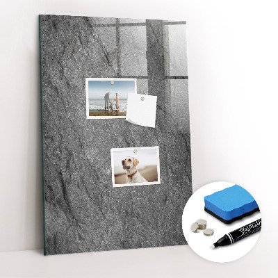 Tableau magnétique effaçable vertical Texture de la roche