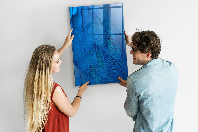 Tableau magnétique effaçable vertical Plume d'oiseau