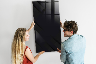 Tableau magnétique effaçable vertical Toile unicolore