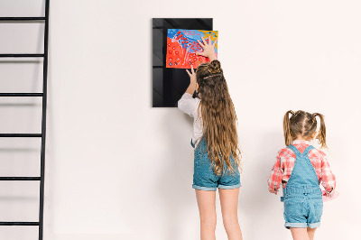 Tableau magnétique effaçable vertical Toile unicolore