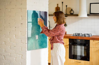 Tableau magnétique déco Abstraction marine